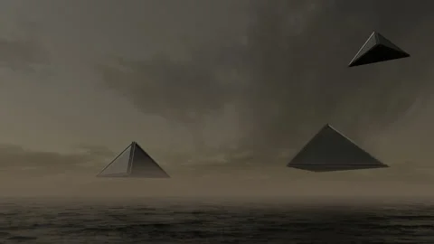 4K UAP Pyramids Stock Footage 152093941