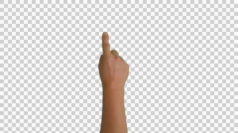 4K UHD 13 touchscreen gestures alpha channel, male hand. Vidéo gratuite 52271026