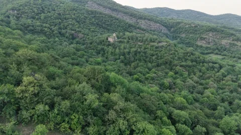 4K UHD Aerial Drone View of Arakelots Monastery in Acharkut, Tavush, Armenia. 库存影片 342075777
