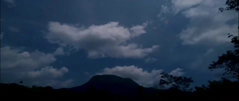 4K UHD Anamorphic Timelapse  Of Mountain and Cloud Stock-Footage 162772976