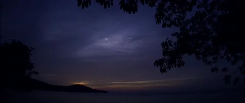 4K UHD Anamorphic Timelapse Of Sunset Stock-Footage 162774139