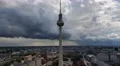4k UHD berlin thunderstorm clouds tv tower time lapse 11384 4k or 4k+ Resolution