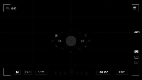 4K UHD Camera user interface Stock Footage 247295418