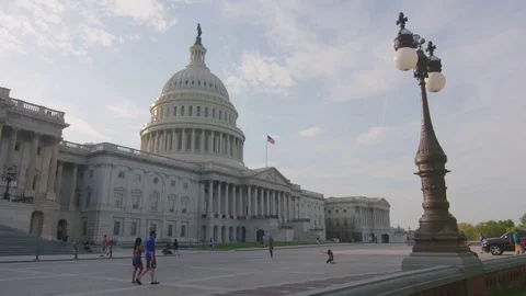 4K UHD Capitol in Washington DC Stock Footage 74755070