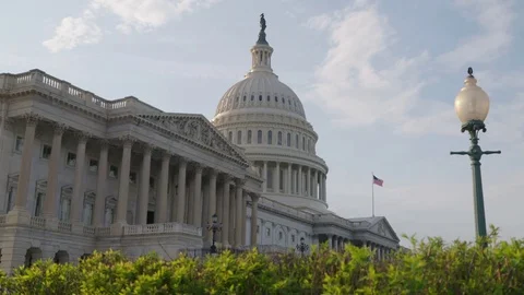 4K UHD Capitol in Washington DC Stock Footage 74755578