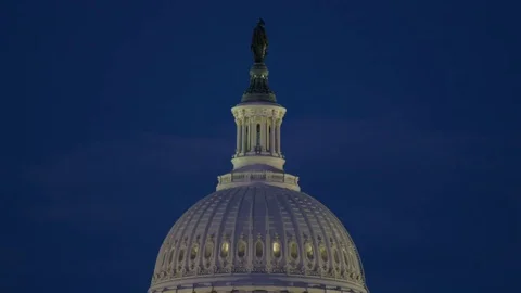 4K UHD Capitol in Washington DC Video stock 76360755