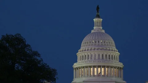 4K UHD Capitol in Washington DC Video stock 76364315