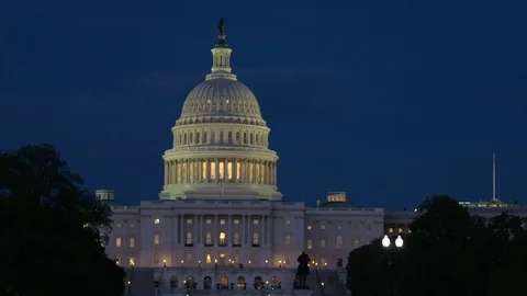 4K UHD Capitol in Washington DC Stock Footage 76364528