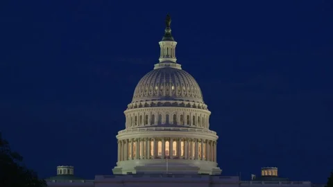4K UHD Capitol in Washington DC Stock Footage 76364605