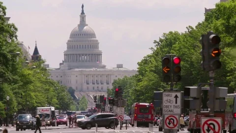 4K UHD Capitol in Washington DC Stock Footage 76376024