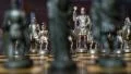 4k UHD chess figures dolly DOV blue background 11355 4k or 4k+ Resolution