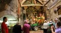 4K UHD Christian pilgrims visit Via Dolorosa bazaar old city Jerusalem timelapse 4k or 4k+ Resolution
