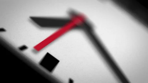 4K UHD Clock Face Second Hand Macro Angle 스톡 동영상 38350799