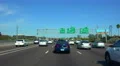 4K UHD congested freeway heading east I-10 sign to Tucson 4k or 4k+ Resolution