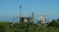 4K UHD Cranes work in construction site time lapse 4k or 4k+ Resolution