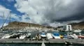 4K UHD Divers go diving in Port of Mogan Gran Canaria timelapse 4k or 4k+ Resolution