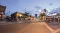 4K UHD downtown Tucson fish eye time lapse dusk to night wide 4k or 4k+ Resolution