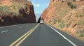 4K UHD driving down AZ Rt 89 thru slot crevice to valley time lapse 4k or 4k+ Resolution