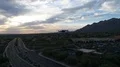 4K UHD drone hovering over multi lane road facing west 4k or 4k+ Resolution