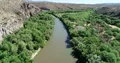 4K UHD drone low aerial upstream on Gila River part D 4k or 4k+ Resolution