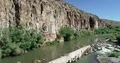 4K UHD drone low flight over damaged dam on Gila River 4k or 4k+ Resolution