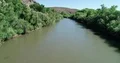 4K UHD drone over water flying up river part A 4k or 4k+ Resolution