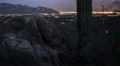 4K UHD dusk to dark time lapse city mountain saguaro cactus angle slider tight 4k or 4k+ Resolution