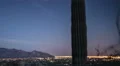 4K UHD dusk to dark time lapse city mountain saguaro cactus angle slider tight 2 4k or 4k+ Resolution