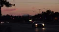 4K UHD Dusk traffic in the suburbs of Arizona with colored sky 4k or 4k+ Resolution