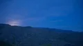 4K UHD dusk transition full moon rise day to night over mountains with clouds 4k or 4k+ Resolution