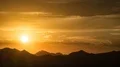 4K UHD gorgeous sunset over mountain silhouettes time lapse 2x 4k or 4k+ Resolution
