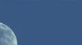 4K UHD half moon day blue sky tight night time lapse 2 4k or 4k+ Resolution