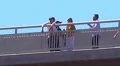 4K UHD Hoover Dam bypass bridge tourist walk closeup zoom out 2 4k or 4k+ Resolution