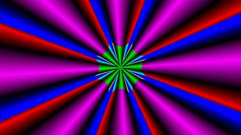 4K UHD Kaleidoscope seamless loop sequence abstract motion background Stock Footage 98876059