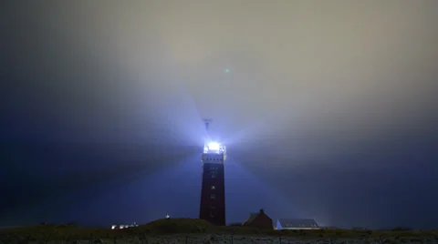 4k UHD Lighthouse bad weather wide time lapse 11235 Stock Footage 33277630