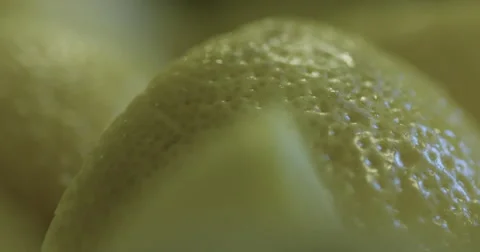 4K UHD: Macro/Rack Focus Shot Of Lemons/Food/Fruit Stock Footage 63158214
