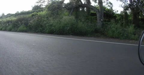 4K UHD: Man Biking Up Hill/Stabilized Motion Gimbal MOvement Stock Footage 63153284