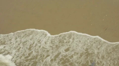 4K UHD Medium Top View of Waves Stock Footage 62354498