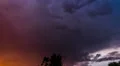 4K UHD NTSC Dramatic sunset sky day to night powerful lightning time lapse 4k or 4k+ Resolution