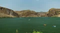 4K UHD NTSC High desert mountain lake speed boats time lapse 4k or 4k+ Resolution