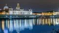4k UHD old city dresden night time lapse pan tilt 11313 4k or 4k+ Resolution