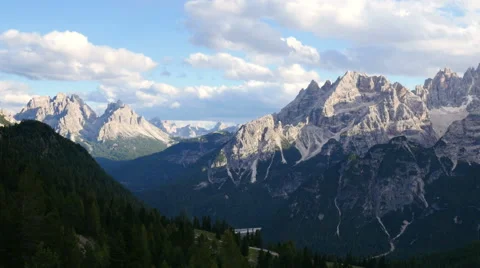 4k UHD pan over dolomites alps 11519 Stock Footage 42690940