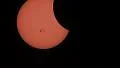 4K UHD partial solar eclipse October 2014 with sun spots time lapse medium shot 4k or 4k+ Resolution