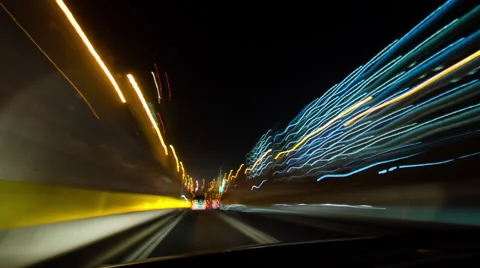 4K UHD. Point of view. City night. Tokyo,Japan. Stock Footage 46170535