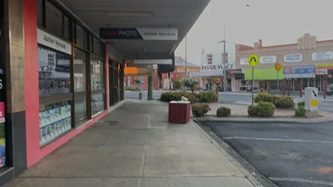 4K UHD POV Virtual walk in downtown Stanthorpe, Southern Downs Region, Stock Footage 149284122