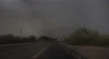 4K UHD powerful lightning strike ahead driving vehicle shot real time 4k or 4k+ Resolution