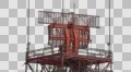4K UHD Pre keyed with alpha channel military radar tower loop 4k or 4k+ Resolution