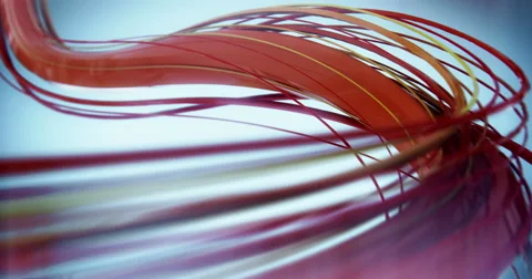 4k UHD Red lines slow rotating backdrop background 스톡 동영상 64010013