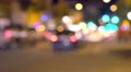4K UHD soft focus night traffic downtown Tucson 4k or 4k+ Resolution