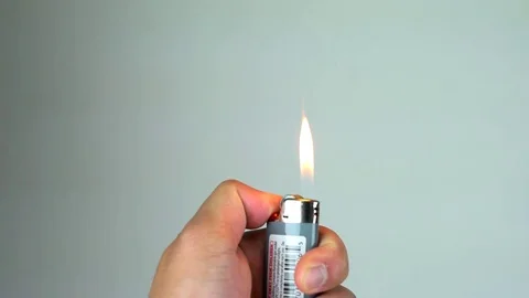 4K UHD Sparking a Lighter Stock Footage 72814980